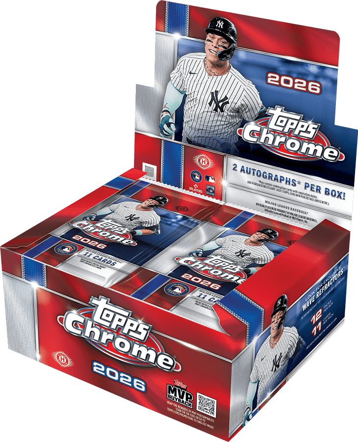 2026 Topps Chrome Baseball Hobby & Jumbo Boxes Drop