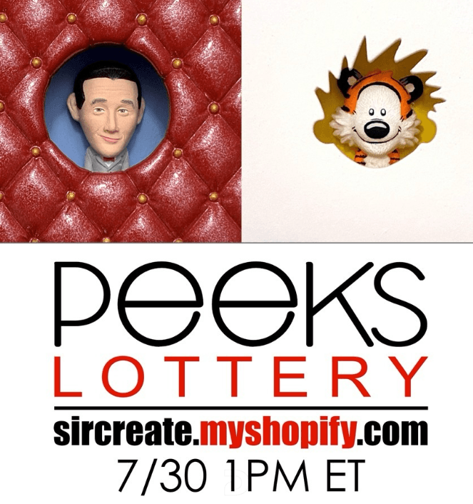 Peeks Figure (Pee Wee Herman & Hobbes)