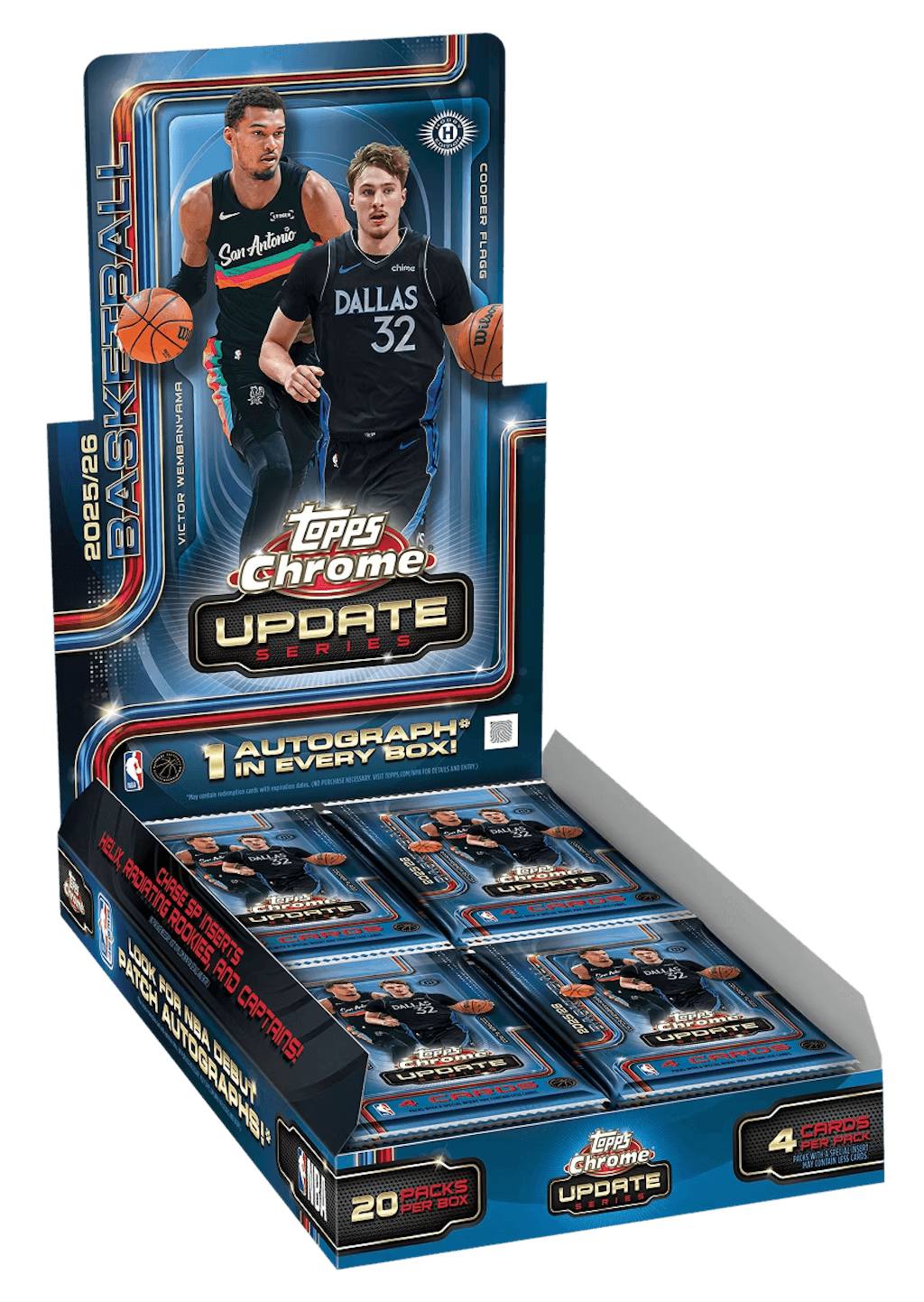 2025-26 Topps Chrome Update Basketball Drops via EQL Raffle